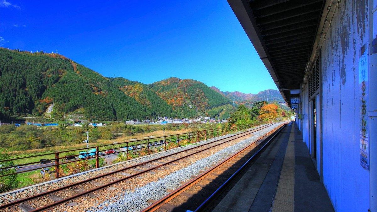 鳴子温泉の風景