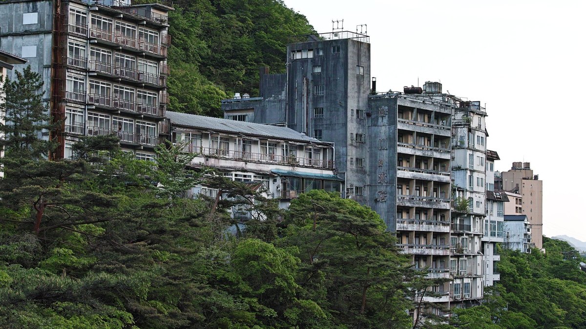 鬼怒川温泉の風景