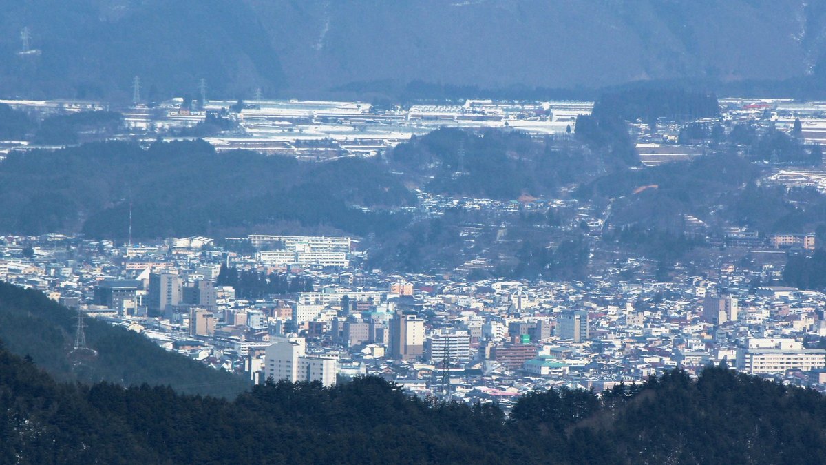 高山市街地エリアの風景