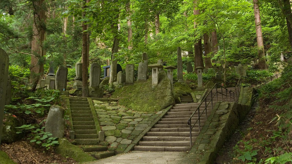 山寺の風景