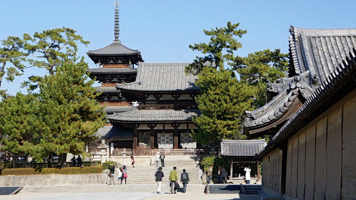 法隆寺の風景