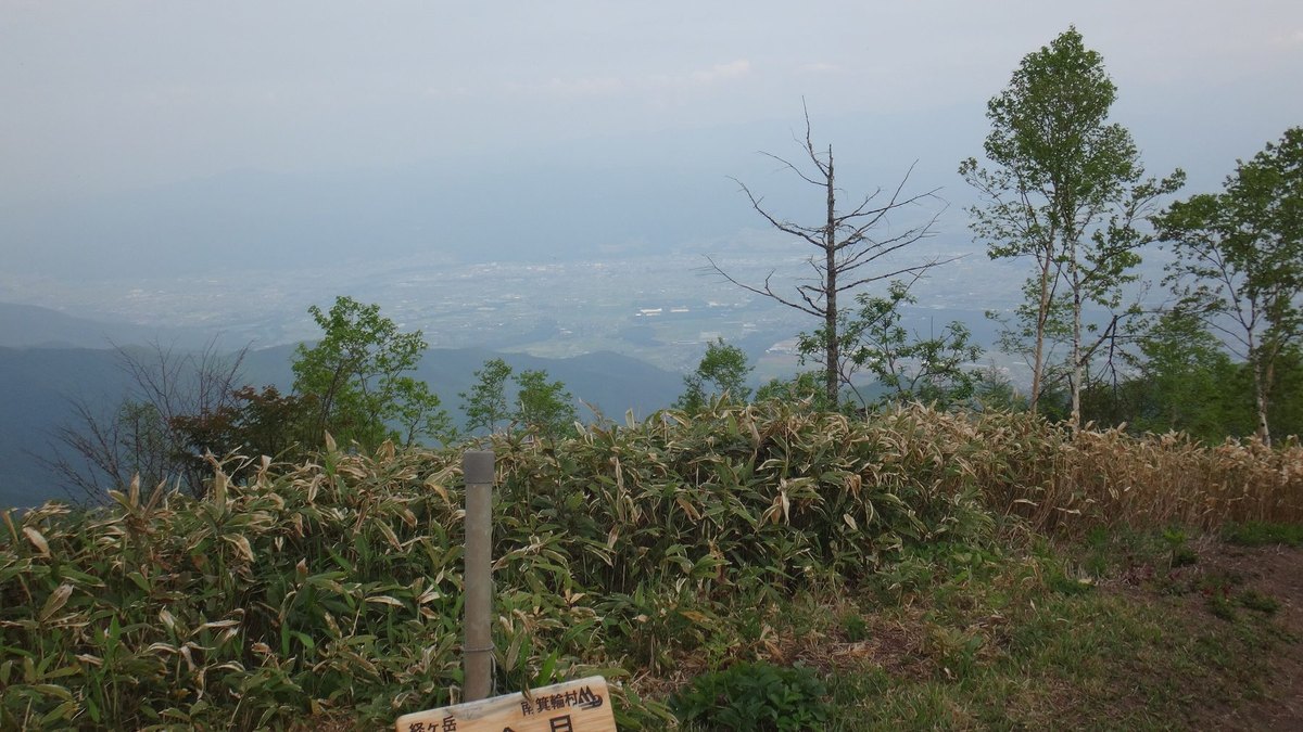 伊那西部高原の風景