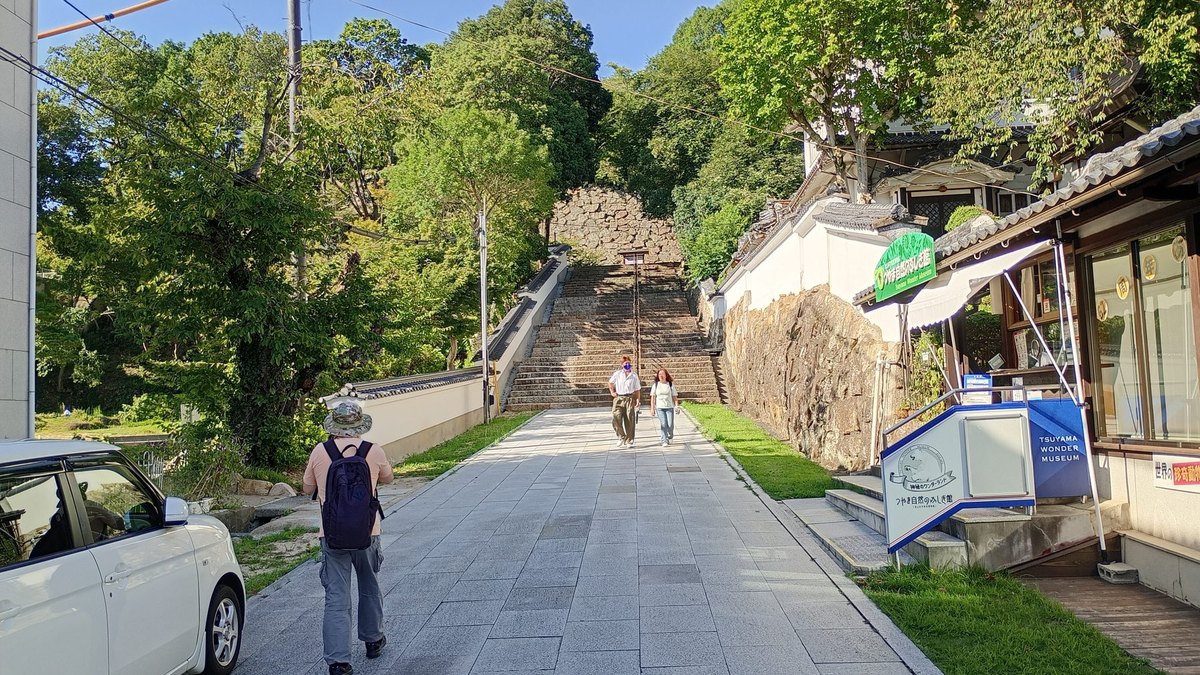 津山・鶴山公園の風景