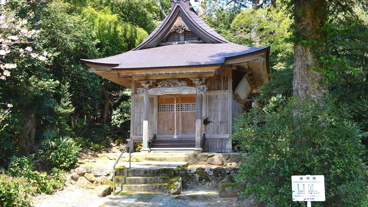 彌彦神社の風景