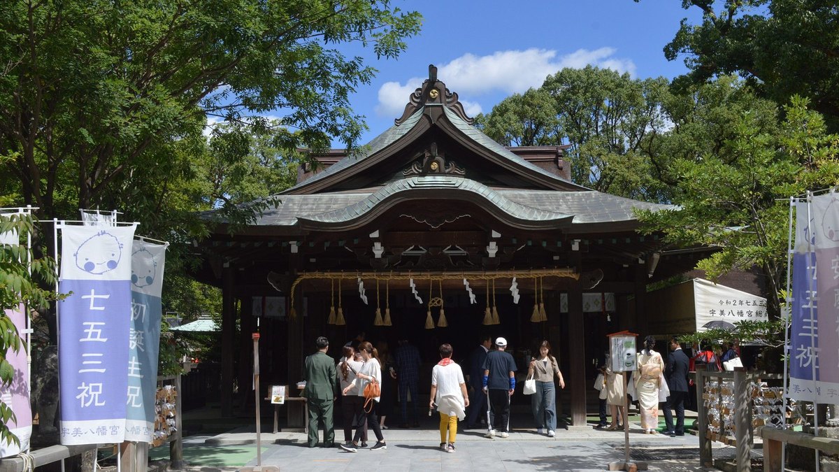 宇美八幡宮の風景