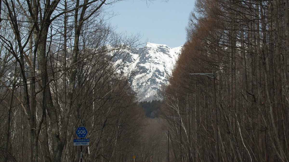 戸隠高原の風景