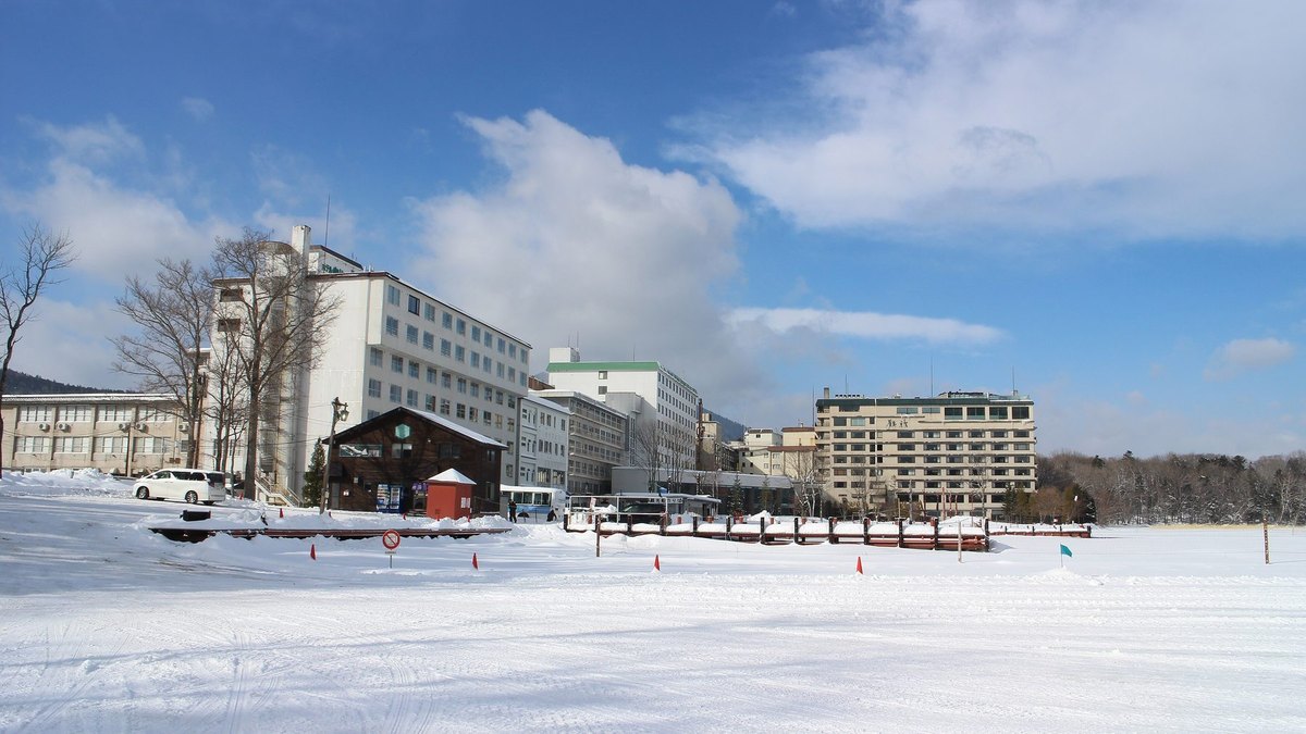 阿寒湖温泉の風景