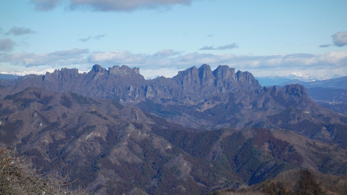 妙義山の風景