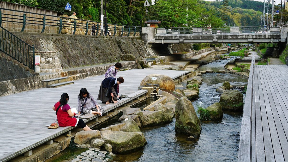 玉造温泉の風景