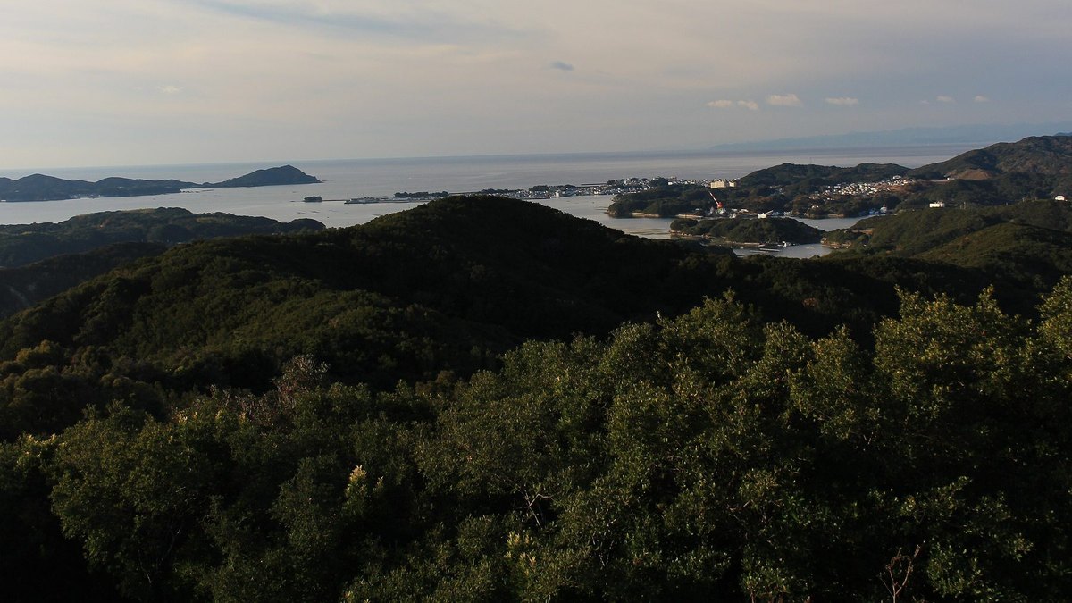 浜島温泉街の風景