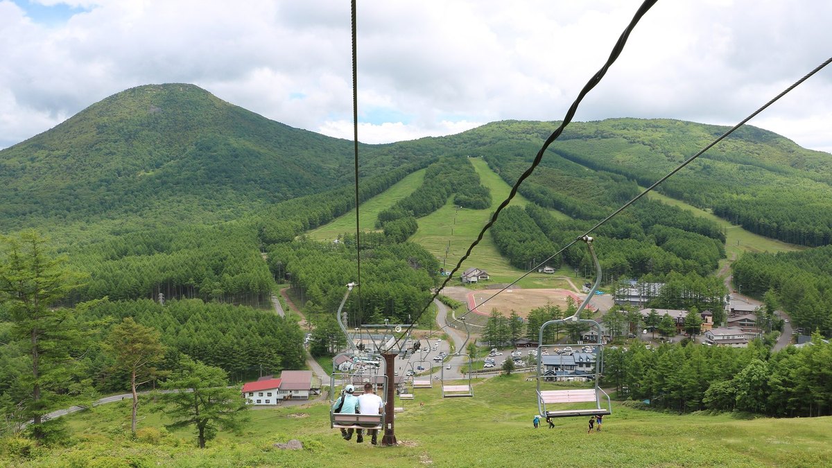 湯の丸高原の風景
