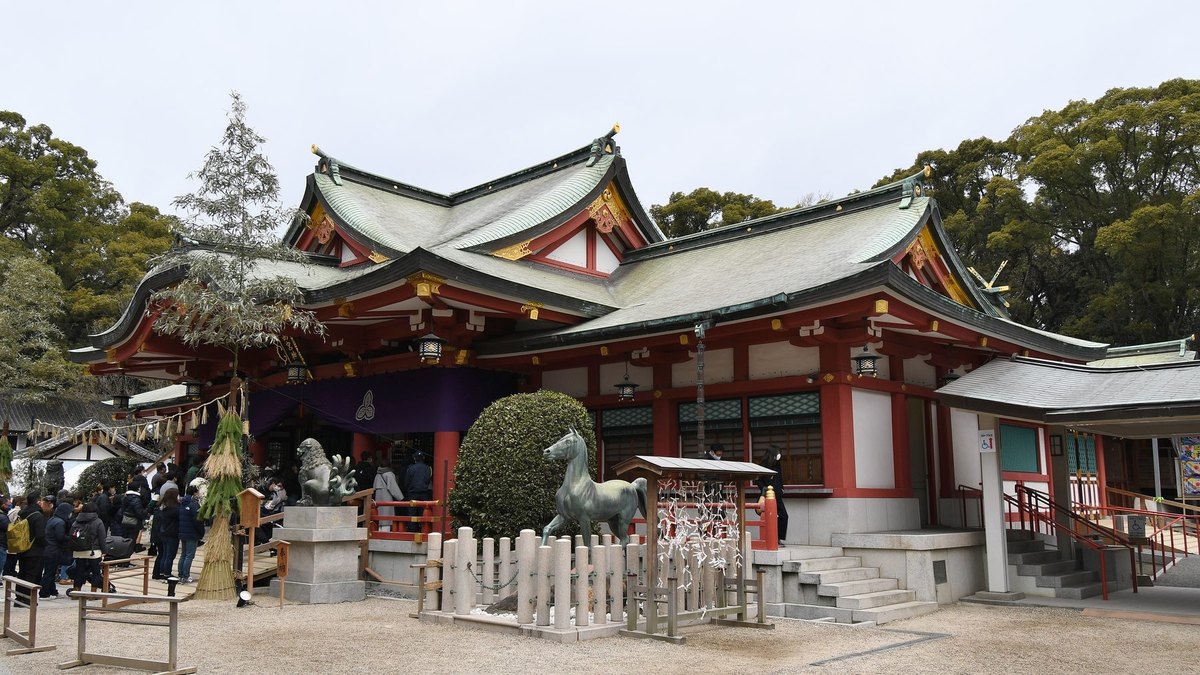 西宮神社の風景