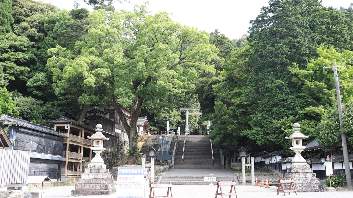 多度大社の風景