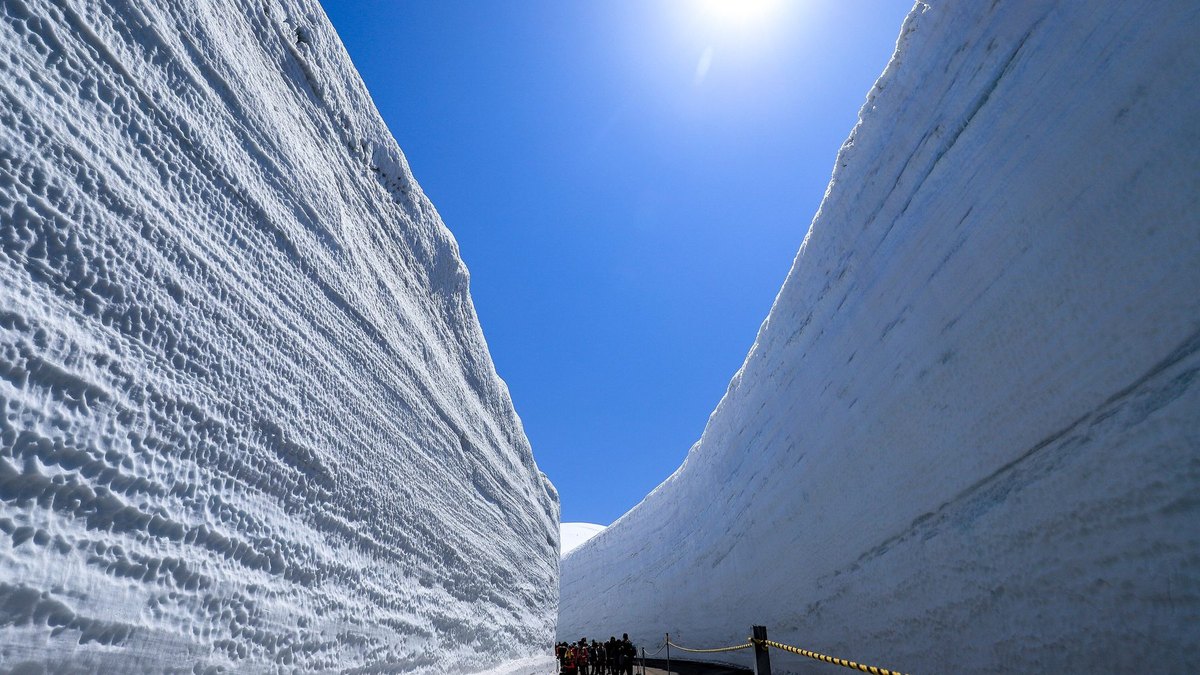 立山黒部アルペンルートの風景
