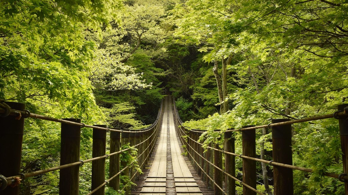 高萩（花貫渓谷）の風景