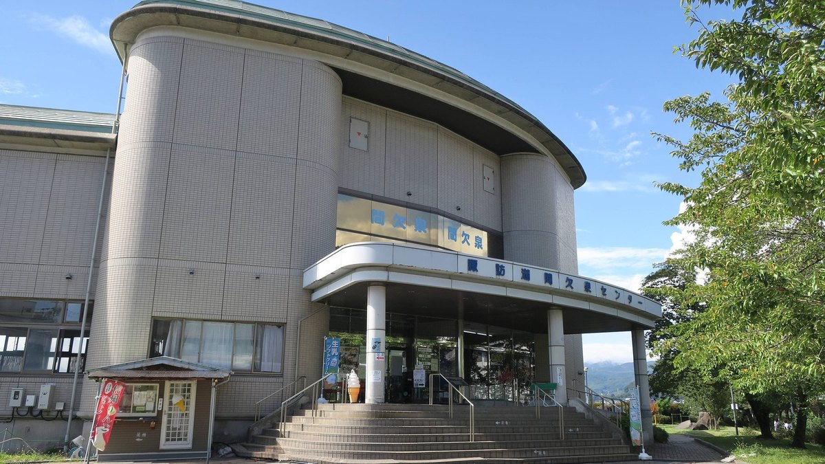 上諏訪温泉・諏訪湖の風景