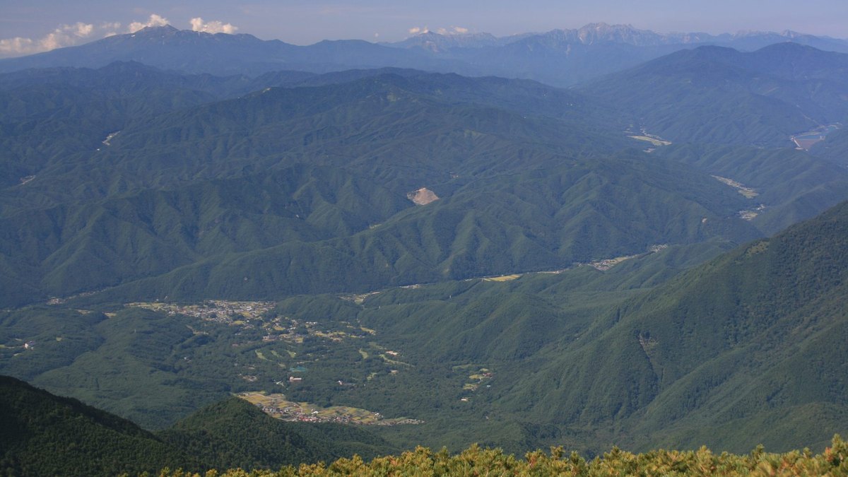 木曽駒高原の風景