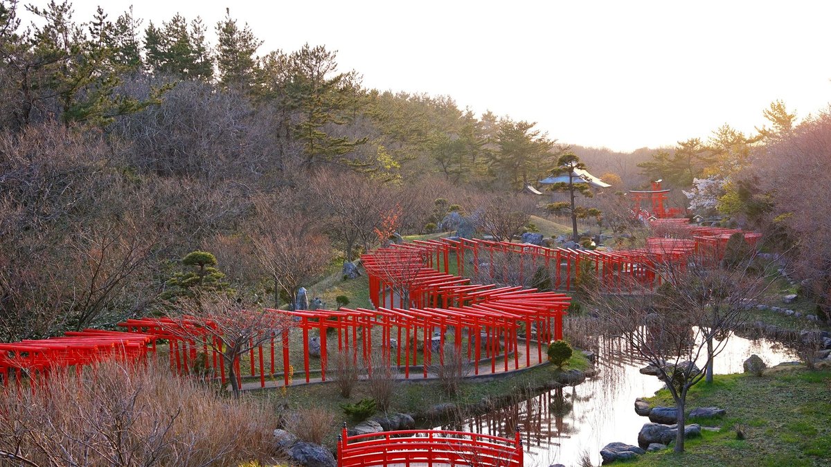高山稲荷神社の風景