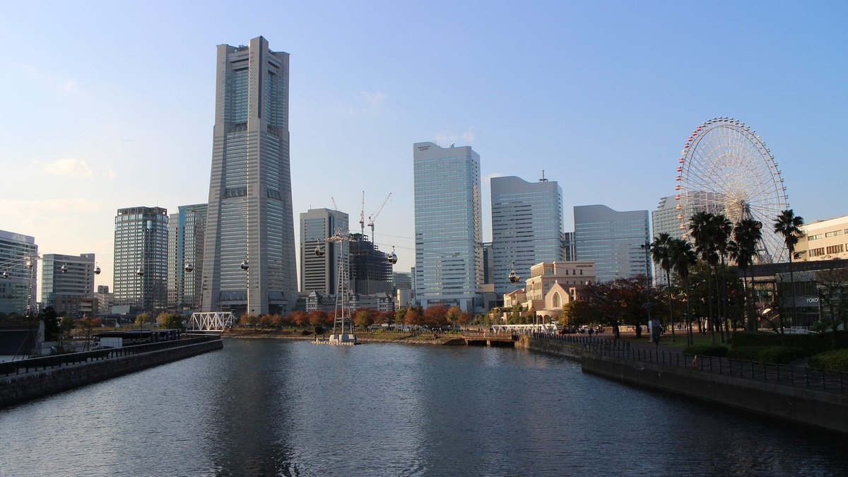 横浜みなとみらいの風景