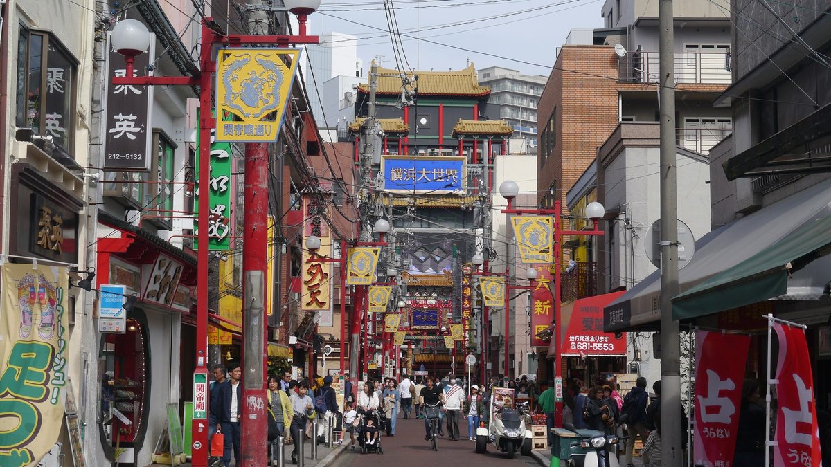 横浜中華街の風景