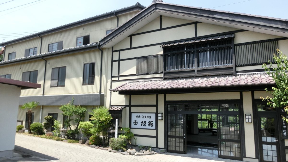 磯部旅館街の風景