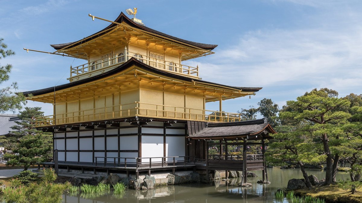 金閣寺の風景