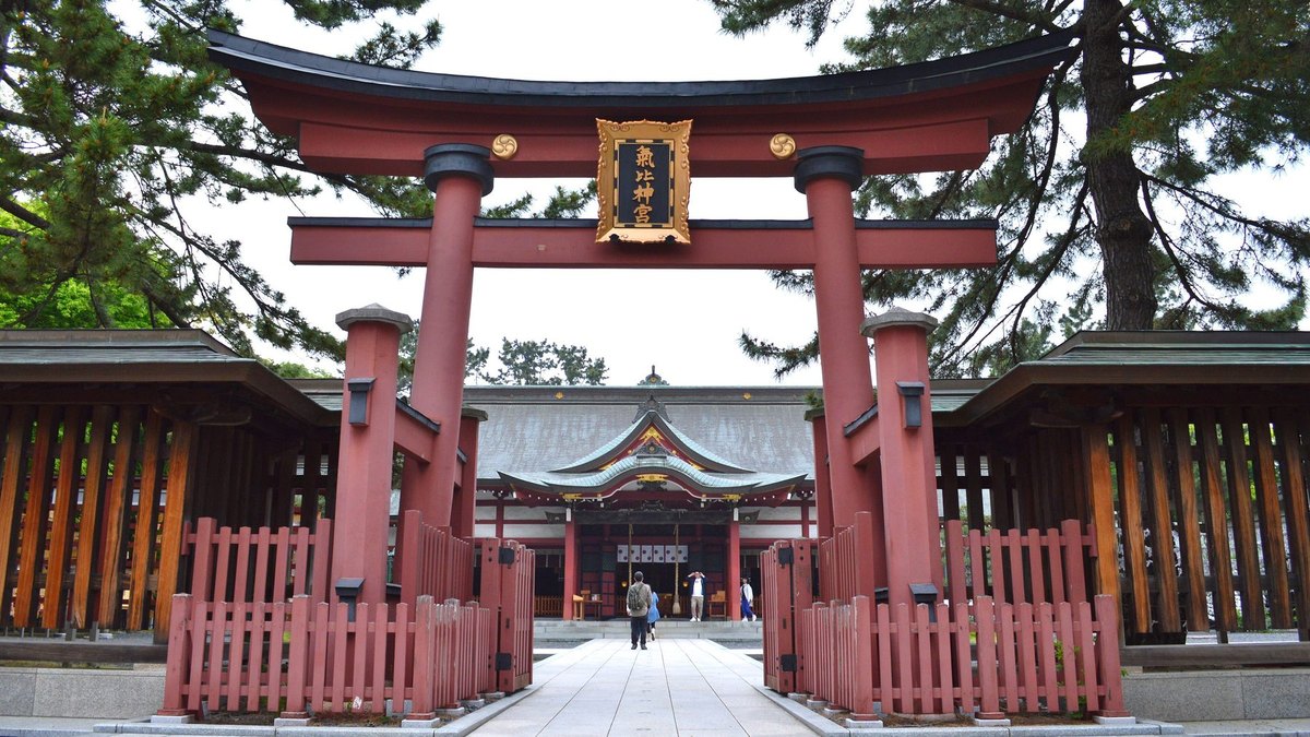 氣比神宮の風景