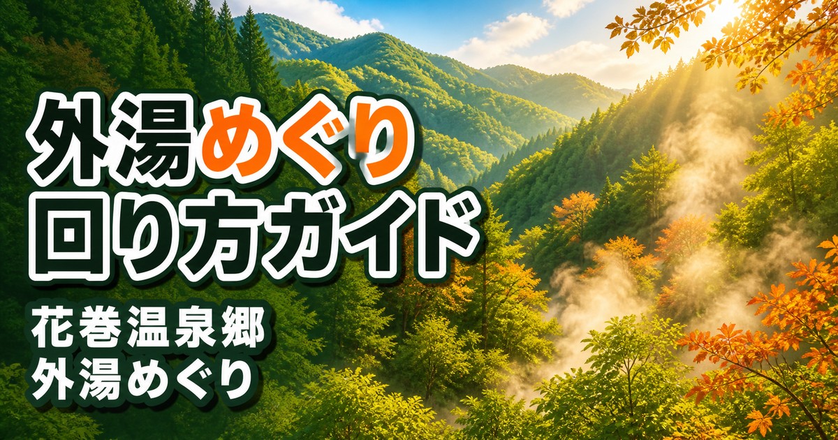 花巻温泉郷の外湯めぐりの紹介画像